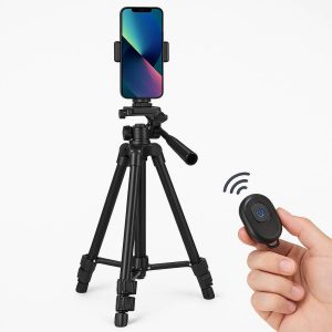 29 Heavy Duty Phone Tripod Stand with Bluetooth Remote for Content Creation
